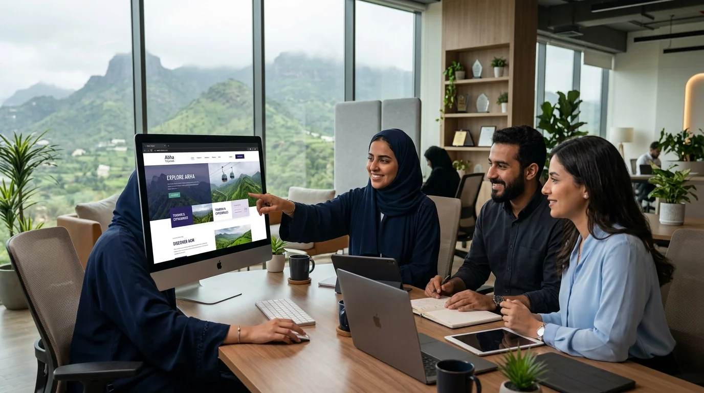شركة تصميم مواقع في أبها، السعودية