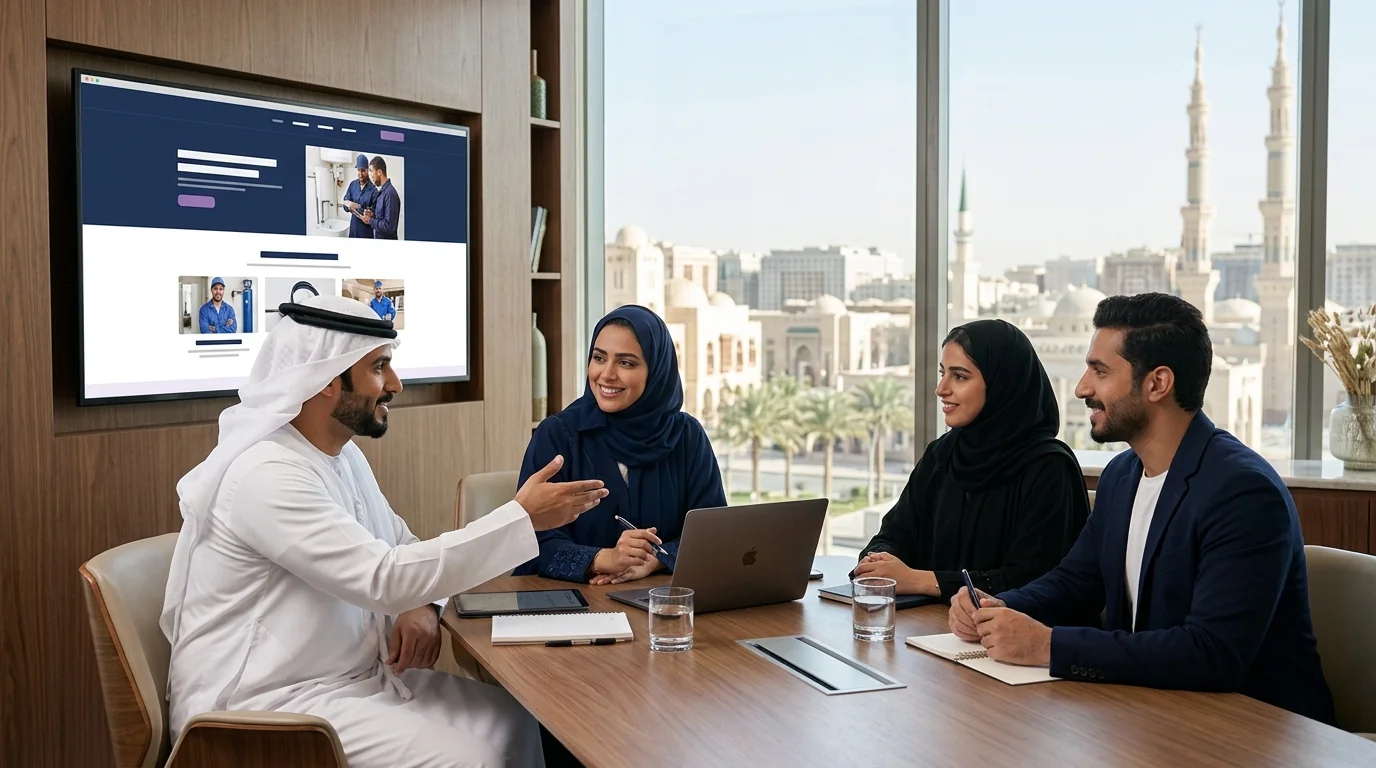 شركة تصميم مواقع في المدينة المنورة، السعودية
